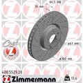 Zimmermann Brake Disc - Standard/Coated, 400.5529.20 400.5529.20